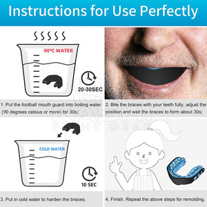 Protector bucal duradero para equipo de seguridad, adecuado para adultos y jóvenes, ofrece un ajuste excelente y cómodo. - Product Image 4