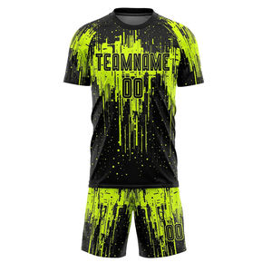 Kit d'entraînement en gros, maillot de football personnalisé pour équipe, short respirant à séchage rapide, vêtements de sport pour hommes, enfants et jeunes, uniforme de football - Product Image 1
