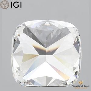 Diamant de laboratoire CVD Pure Brilliance, taille coussin, 3,00 carats, avec certificat IGI, couleur F, clarté VS2, pour bague de mariée - Product Image 5