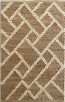 AISHA FABS KI JUTE WALL Modern Flat Woven Eco Friendly Reversible Geometrical Pattern Jute Rug Indian Handmade Runner Rugs
