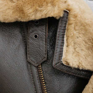 Chaqueta de Lona y Cuero para Hombre, Resistente al Viento, con Logotipo Frontal, Estilo Urbano de Moda para Invierno, Superventas - Product Image 4