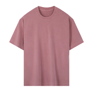 Custom Printed Front Silk Screen Printed Men's Heavyweight Oversized Vintage T-shirts 100%Cotton High Quality 260 Grams Fabric - Product Image 1