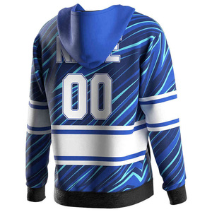 Sudadera con Capucha de Hockey sobre Hielo para Hombre, de Secado Rápido, con Estampado Personalizado, Logotipo del Equipo, Antibacteriana y Transpirable para Prácticas de Equipo - Product Image 2