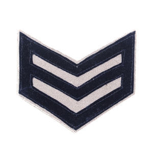 NANBA GROUP Venta al por mayor de insignias de hombro personalizadas de baja seguridad con tela de satén / Proveedor de insignias de hombro personalizadas - Product Image 1