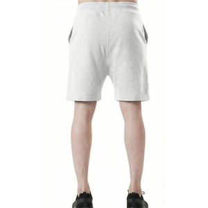 Men's Gray Solid Polyester/Nylon Woven Bermuda Shorts <b>Elastic</b> Waist Pockets Casual Breathable Quick Dry Mid Rise Shorts - Product Image 2