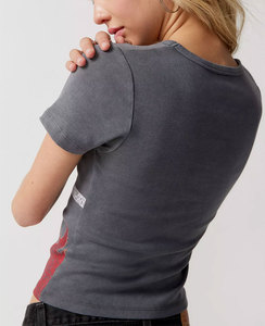 Nouveau de haute qualité sans couture col rond à manches courtes sport respirant Yoga Crop Tops - Product Image 3