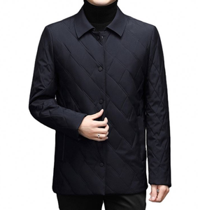 Customized High Quality Men's Winter Puffer Jacket Hooded Reversible Anti-Bacterial Eco-Friendly Breathable Waterproof Windproof - Product Image 3