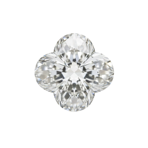 Diamant de laboratoire cultivé en gros, certifié IGI GIA, 3 carats, naturel HPHT CVD, synthétique, en vrac, D VVS, motif trèfle à quatre feuilles - Product Image 1