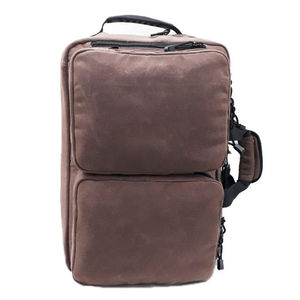Professional Heavy-Duty Canvas Laptop <b>Backpack</b> for Business Travel Expandable Brown Rucksack with USB Port <b>student</b> school bag - Product Image 3