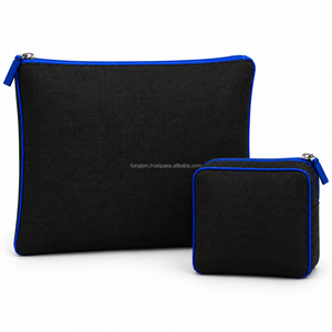 Ensemble de sacs de tefillin et talit de qualité supérieure avec fermeture éclair, protection, artisanat raffiné, tissu durable, design pratique pour 4 personnes - Product Image 3