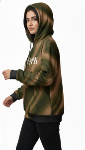 Hoodie unisexe surdimensionné brodé, tendance hiver, avec impression par sublimation lisse pour un streetwear urbain moderne - Product Image 5