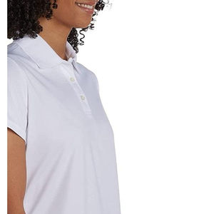 Camiseta polo para mujer de alta calidad en algodón y poliéster con diseño de logotipo personalizado, adecuada para ropa de trabajo, uso diario informal. - Product Image 2