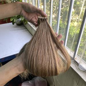 Venta al por mayor de cinta de cabello sin procesar, 100% humano, doble cinta de pelo virgen para Europa - Product Image 2