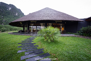 Cabaña/Restaurante Prefabricado Ecológico de Bambú, Redondo, de 50-200 m² con 360° de vista °   Ver invernadero tipo bungalow desde Vietnam - Product Image 4