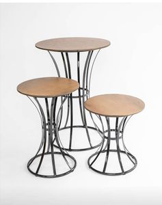 Soporte decorativo, base elevada para mesa de buffet, expositor moderno para catering, soporte para postres con estructura metálica, expositor de buffet de alta gama - Product Image 5