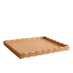 Bas prix haute qualité dessus de table ustensiles de cuisine meilleure vente plateau carré décor à la maison plateau de service alimentaire - Product Image 1