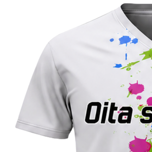 Manufacturer White Multicolor Sublimated Volleyball Jersey Short Sleeve Sports Shirt Team Athletic Wear Match Training Apparel - Product Image 3