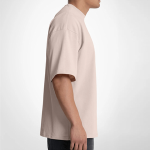 เสื้อยืดโอเวอร์ไซส์ผู้ชายสไตล์วินเทจ ผ้าคอตตอนหนานุ่ม ทรงหลวม แขนสั้น แฟชั่นสตรีทแวร์ สำหรับผู้ชาย - Product Image 3