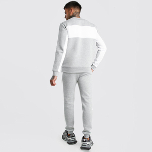 Prix d'usine, survêtement en polyester uni pour homme, vêtements de sport pour l'hiver |   Doublure en polaire de haute qualité, écologique - Product Image 4