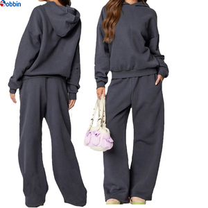Conjunto Deportivo de Invierno Personalizado con Logotipo para Mujer, Sudadera con Estampado de Lazo y Pantalones Deportivos, Ropa Casual de Calle, Ropa Deportiva Informal - Product Image 5