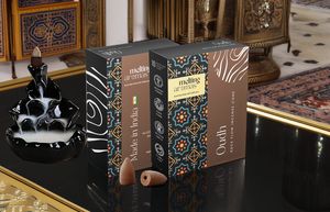 OUDH <b>BACKFLOW</b> WOOD ROSE STICK <b>INCENSE</b> PREMIUM Eco-Friendly Organic 100% Natural - Product Image 3