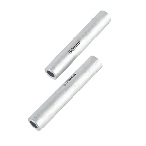 Manchon <span class=keywords><strong>de</strong></span> raccordement droit en aluminium GL-50 50mm² pour sertissage <span class=keywords><strong>de</strong></span> câbles, borne <span class=keywords><strong>de</strong></span> connexion pour fils en aluminium - Product Image 2