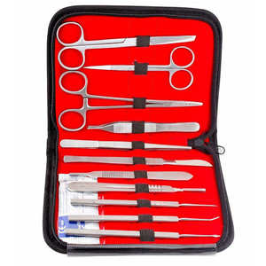 Pinces chirurgicales de haute qualité pour étudiants en médecine vétérinaire, instruments d'entraînement chirurgical, manuelles, en acier inoxydable, usage général - Product Image 5