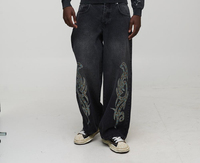 Pantalones Vaqueros Baggy Distressed de Diseño Original para Hombre, Novedad, Estilo Polar, para Patinadores, Tallas Grandes