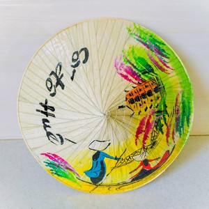 Lightweight bamboo leaf cap for women hand-made non la wholesale Vietnam traditional headwear - Product Image 3