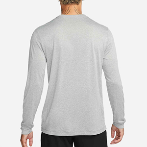 Men's Full Long Sleeve <b>Tshirts</b> Custom Casual Design Heavyweight Knitted O-neck Oversize Streetwear High Quality Blank T Shirts - Product Image 5