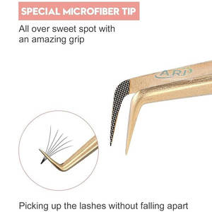 Pince à épiler antistatique à pointe en fibre, outils en acier inoxydable à pointe fine pour l'artisanat et le bricolage, pince à épiler à pointe en fibre - Product Image 3