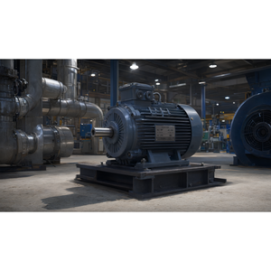Moteur asynchrone triphasé 60 CV 45 kW 6 pôles 960 tr/min à montage sur pied 50 Hz pour broyeur et souffleur - Product Image 1