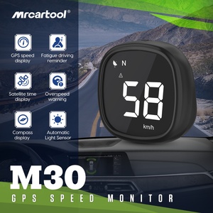 Mrcartool M30 OBD GPS Head-Up Display, Velocímetro para Auto en KMH y MPH, Mini Velocímetro USB - Product Image 1