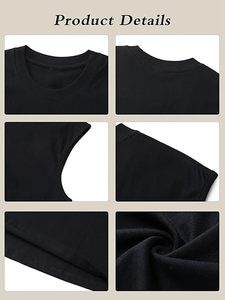 Camiseta sin mangas de punto vintage para hombre con lavado mineral - Top casual de cuello redondo tipo muscle tank, 100% algodón ecológico para gimnasio y verano - Product Image 3