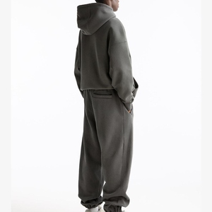 Survêtement décontracté pour homme, confortable et flexible, doux, respirant, coupe ajustée, hiver, service OEM, logo personnalisé, vente en gros - Product Image 2