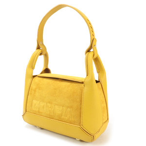 Sac à main décontracté pour femme en suède jaune avec logo embossé, imperméable, idéal pour un usage quotidien - Vente en gros - Product Image 5