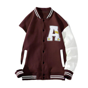 Chaqueta Varsity de manga regular con bordado personalizado, estilo casual, corte regular, unisex, chaqueta totalmente personalizable para hombre a precio económico. - Product Image 5
