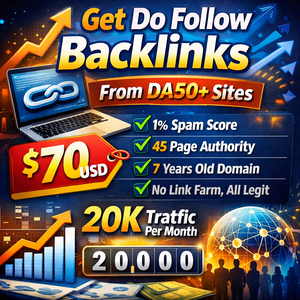 บริการสร้างลิงก์กลับ SEO ระดับมืออาชีพ |   DA50+ ตรวจสอบลิงก์ที่ติดตาม |   โดเมนอายุมากกว่า 7 ปีขึ้นไป - Product Image 4