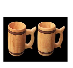 Mug à café/thé en bois le plus vendu avec un design contemporain, isolation chaud/froid, 100% bois naturel, vaisselle de qualité supérieure - Product Image 4