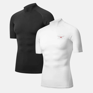 Street Wear Latest Design <b>Men</b> <b>Compression</b> <b>Shirts</b> Solid Color Adult Size <b>Men</b> <b>Compression</b> <b>Shirts</b> - Product Image 5