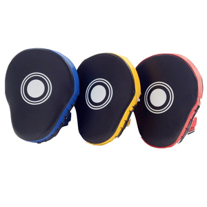 Multi-Layer Padding Leather Boxing <b>Focus</b> <b>Pad</b> Genuine PU Leather MMA Fight Training Customised <b>Focus</b> <b>Pads</b> Breathable Eco-Friendly - Product Image 4