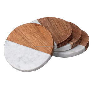 Nouvelle résine époxy de meilleure qualité, fabricant de sous-verres en bois d'Inde pour boire de la bière, du café et du thé par ARTISTIC CRAFTS - Product Image 5