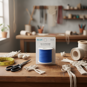 Filo per Macramè 1mm Blu 100M per Lavori Artigianali - Product Image 2