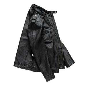 Chaquetas para Hombre, Chaqueta de Cuero a la Moda con Cierre de Cremallera Estilo Locomotora, Elegante y Cálida, Chaqueta Atractiva para Hombre - Product Image 1