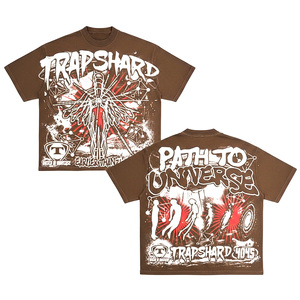 Camiseta de Algodón con Estampado Personalizado Vintage de Alta Calidad, Diseño Nuevo, Suave y Transpirable, Estilo Retro Urbano, Manga Corta - Product Image 3