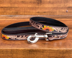 ชุดสายจูงสุนัขหนังแท้แบบพรีเมี่ยมปรับได้ใช้งานหนักปรับได้ทนทาน - Product Image 2