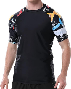 Camiseta de Compresión (Rash Guard) OEM Personalizada Unisex para MMA/Natación, Color Sólido, Poliéster/Nylon, Transpirable, Anti-UV, Secado Rápido, Manga Larga, Ecológica - Product Image 2