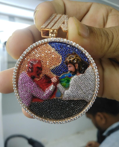 Top Quality Iced Out Hip Hop Moissanite Diamond Customize Iced Out <b>Pendants</b> Iced Out <b>Initial</b> <b>Pendant</b> for Spiritual Statements - Product Image 2