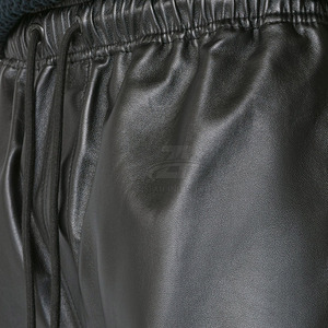 Pantalones cortos de cuero para hombre, diseño personalizado, precio al por mayor, último diseño en pantalones cortos de cuero. - Product Image 6