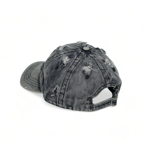 Casquettes personnalisées en gros OEM avec logo, 100% coton, effet vieilli, boucle métallique, unisexe, pour le sport - Product Image 2